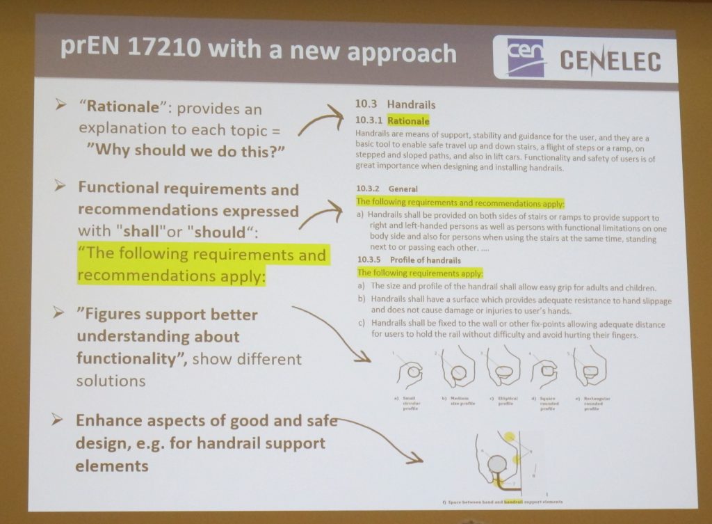 Exemple de fiche explicative d'un item, issue du projet de norme